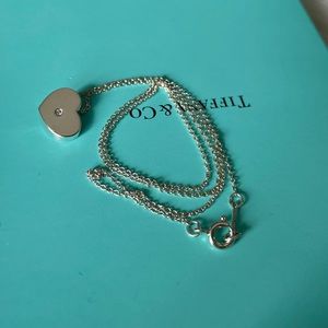 Tiffany and Co. Modern Heart Diamond Necklace